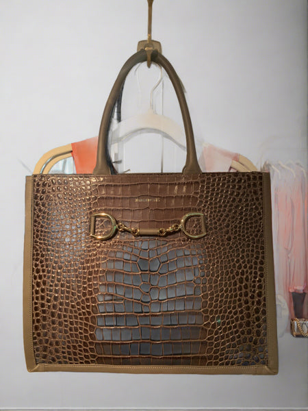 Terra Leather Tote,Berge - Shopidpearl