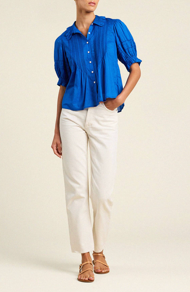 Jess Cotton Blouse,Trovata - Shopidpearl