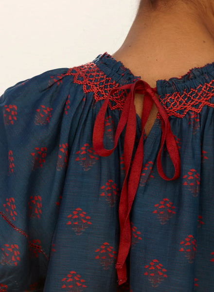 Lindi Smocked Top,MABE - Shopidpearl