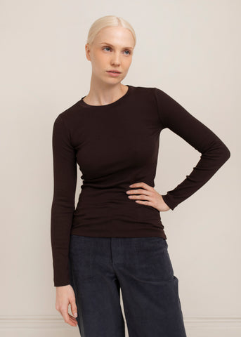 Lisa Rib Cotton Tee