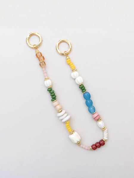 Metrocard Beaded Bag Charm