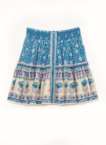 Myla Print Mini Skirt,MABE - Shopidpearl