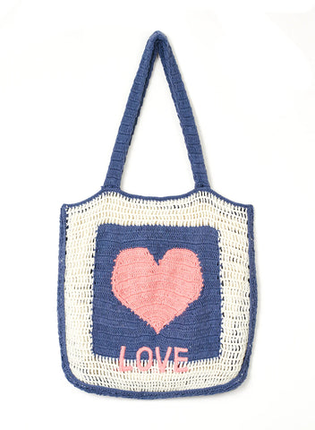 MABE NEVE CROCHET TOTE,MABE - Shopidpearl