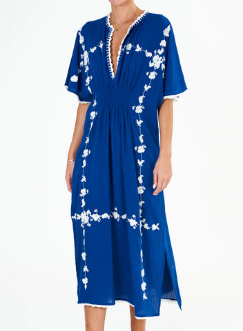 MABE VELA EMBROIDERED KAFTAN DRESS,MABE - Shopidpearl