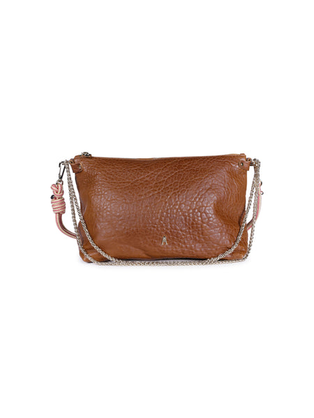 Mallow Bubble Havana Lamb Leather Medium Handbag,Craie Studio - Shopidpearl