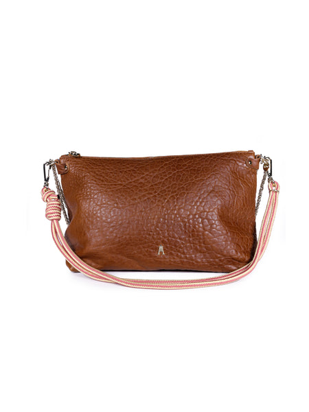 Mallow Bubble Havana Lamb Leather Medium Handbag,Craie Studio - Shopidpearl