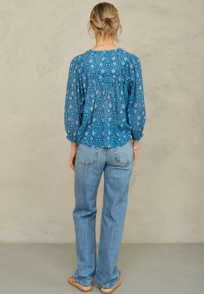 Myla Print Top,MABE - Shopidpearl