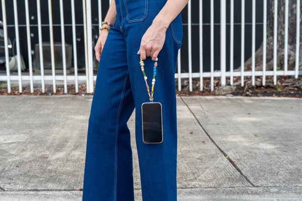 Metrocard Beaded Bag Charm