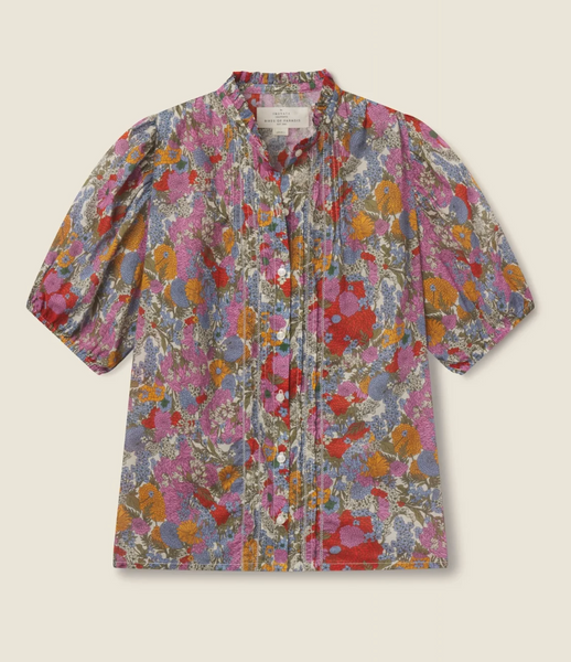 Mira Cotton Floral Blouse,Trovata - Shopidpearl