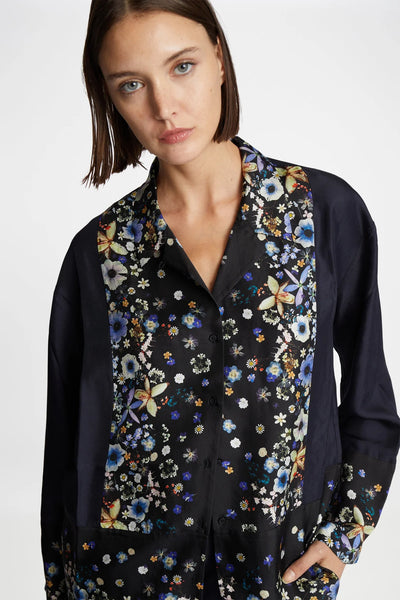 Faiza Floral Silk Top