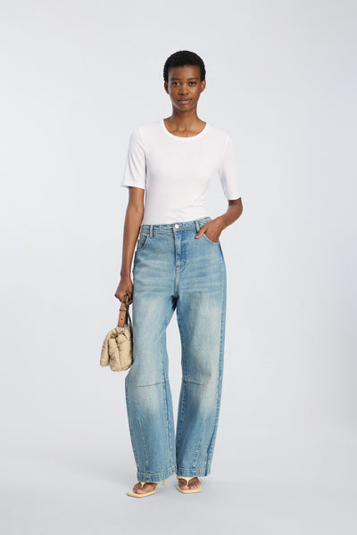 Bodhi Denim Barrel Jean,Munthe - Shopidpearl