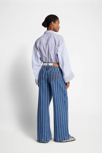 Ecube Pinstripe Jeans