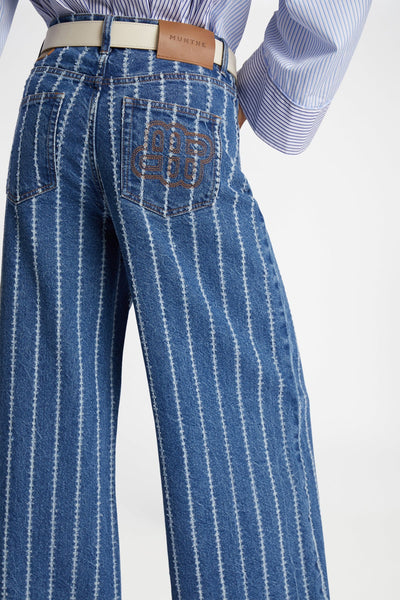 Ecube Pinstripe Jeans