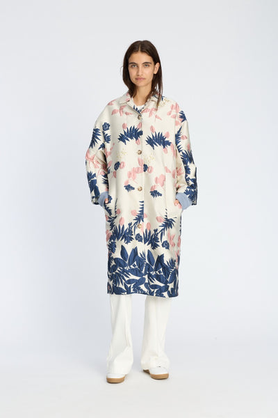 Primose Floral Statement Coat,Munthe - Shopidpearl