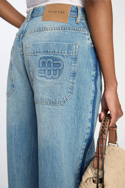 Bodhi Denim Barrel Jean,Munthe - Shopidpearl