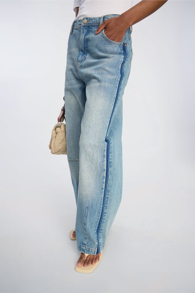 Bodhi Denim Barrel Jean,Munthe - Shopidpearl