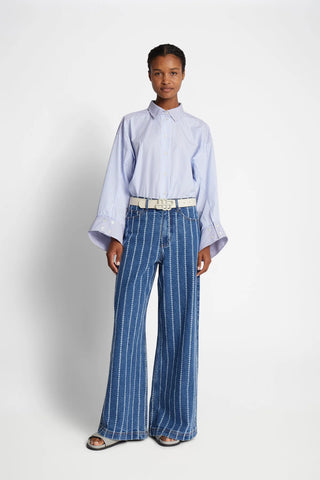 Ecube Pinstripe Jeans