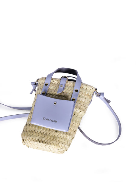 Nano Air Basket Canvas & Calf Leather Mini Handbag,Craie Studio - Shopidpearl