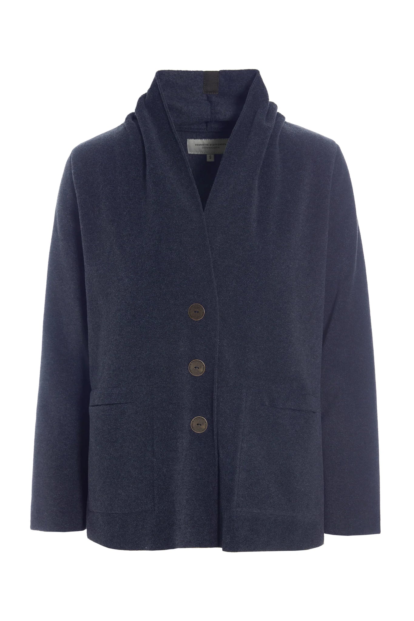 Fleece Button Front Cardigan