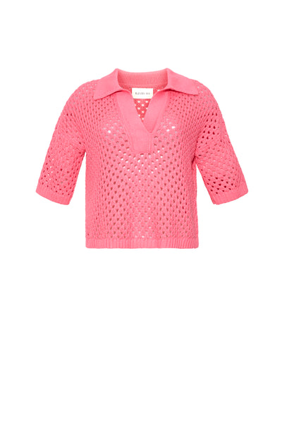 Nina Cotton Knit Polo,Eleven Six - Shopidpearl