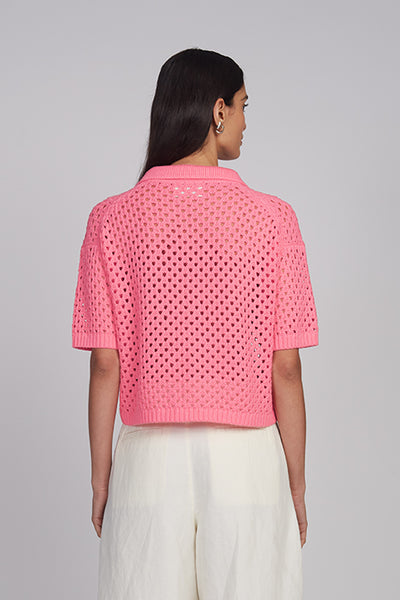 Nina Cotton Knit Polo,Eleven Six - Shopidpearl