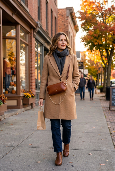 Nuage Lamb Leather Mini Handbag Bubble Clay Tan