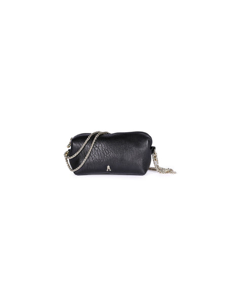 Nuage Lamb Leather Mini Handbag Black