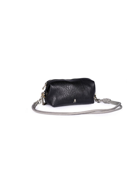 Nuage Lamb Leather Mini Handbag Black