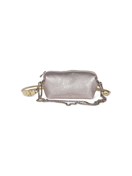 Nuage Metallic Gold Lamb Leather Mini Handbag,Craie Studio - Shopidpearl