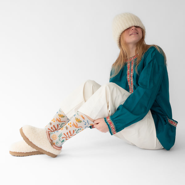 Folksy Duck Cotton Socks