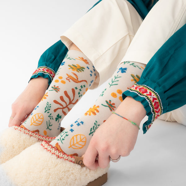 Folksy Duck Cotton Socks