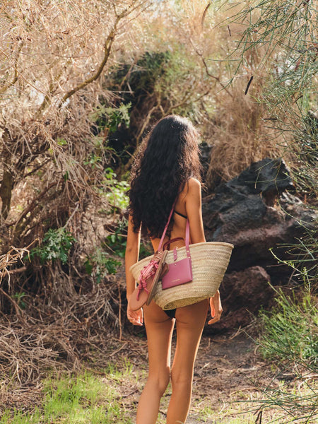 Blush Basket Shopper Tote