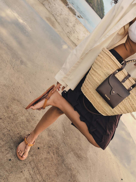 Pepite Leather Rope Lilac Sandal,Craie Studio - Shopidpearl