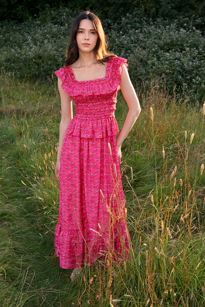 Rae Smocked Maxi Dress