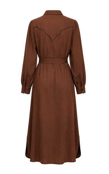 Rodeo Dress 100% Tencel Brown