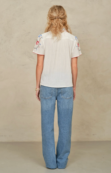Ruby Embroidered Top,MABE - Shopidpearl