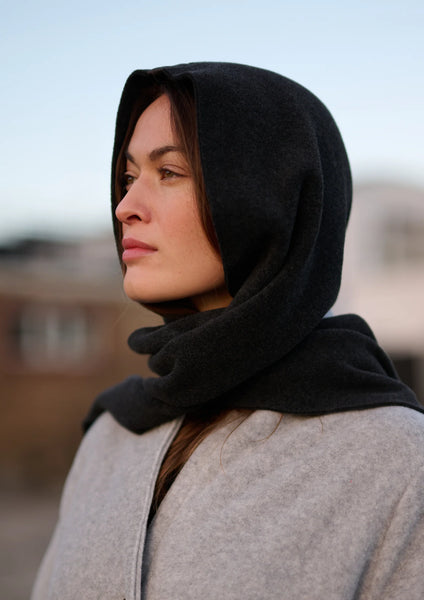 Fleece Scarf with Hood