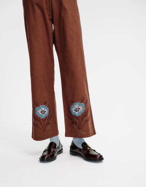 Sam Pant Cotton Twill Brown