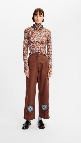 Sam Pant Cotton Twill Brown