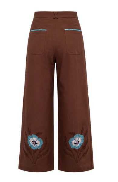 Sam Pant Cotton Twill Brown