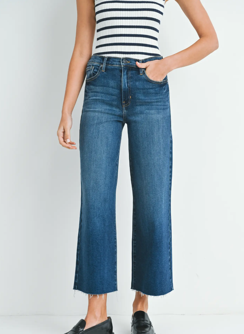 The Scissor Cut Wide Leg Jean