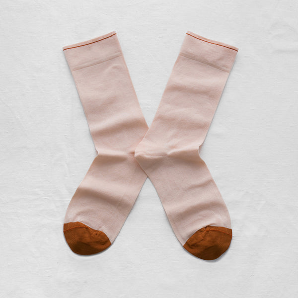 Pink Skin Cotton Socks