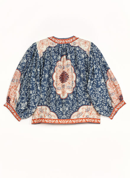 Ursa Print Embroidered Jacket,MABE - Shopidpearl