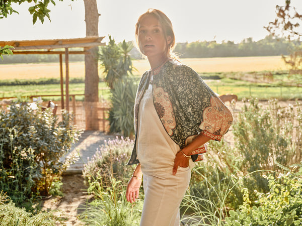 Ursa Print Embroidered Jacket,MABE - Shopidpearl
