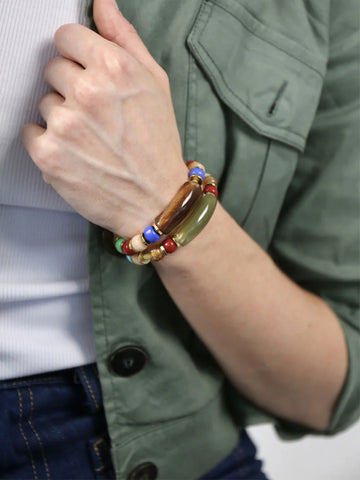 Velvet Ropes Beaded Bracelet