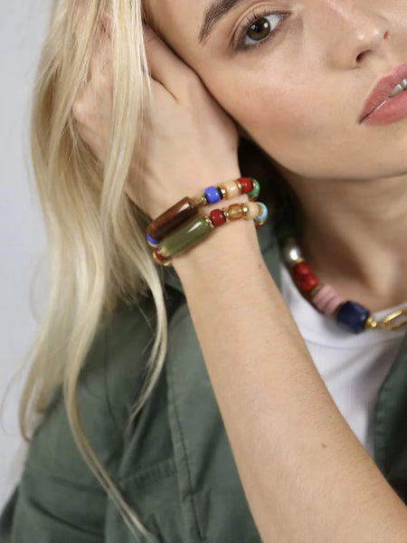 Velvet Ropes Beaded Bracelet