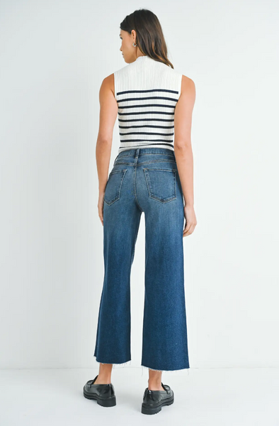 The Scissor Cut Wide Leg Jean