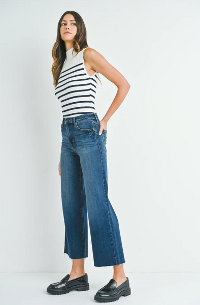 The Scissor Cut Wide Leg Jean