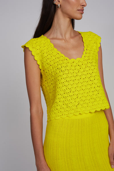 Zaria Crochet Top,Eleven Six - Shopidpearl