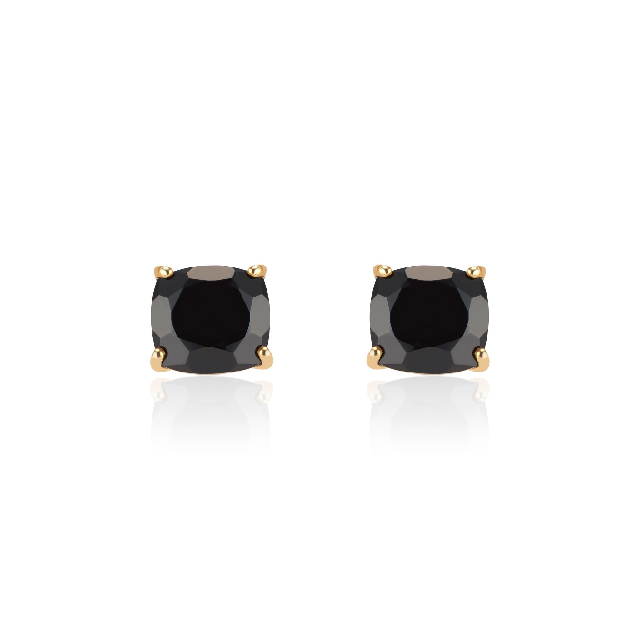 Emmy Stud Black Onyx Earrings